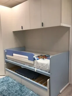 Clearance Cameretta Camera con cabina con letto a soppalco scorrevole scontata Camerette
