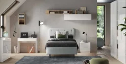 Outlet Cameretta Camera over con letto una piazza e mezza in offerta Camerette