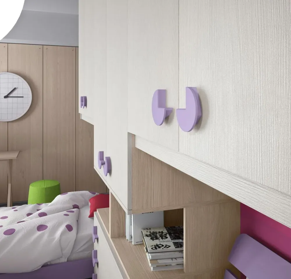 Cameretta Cameretta a ponte 11 letti a terra a prezzo scontato^San Martino Mobili