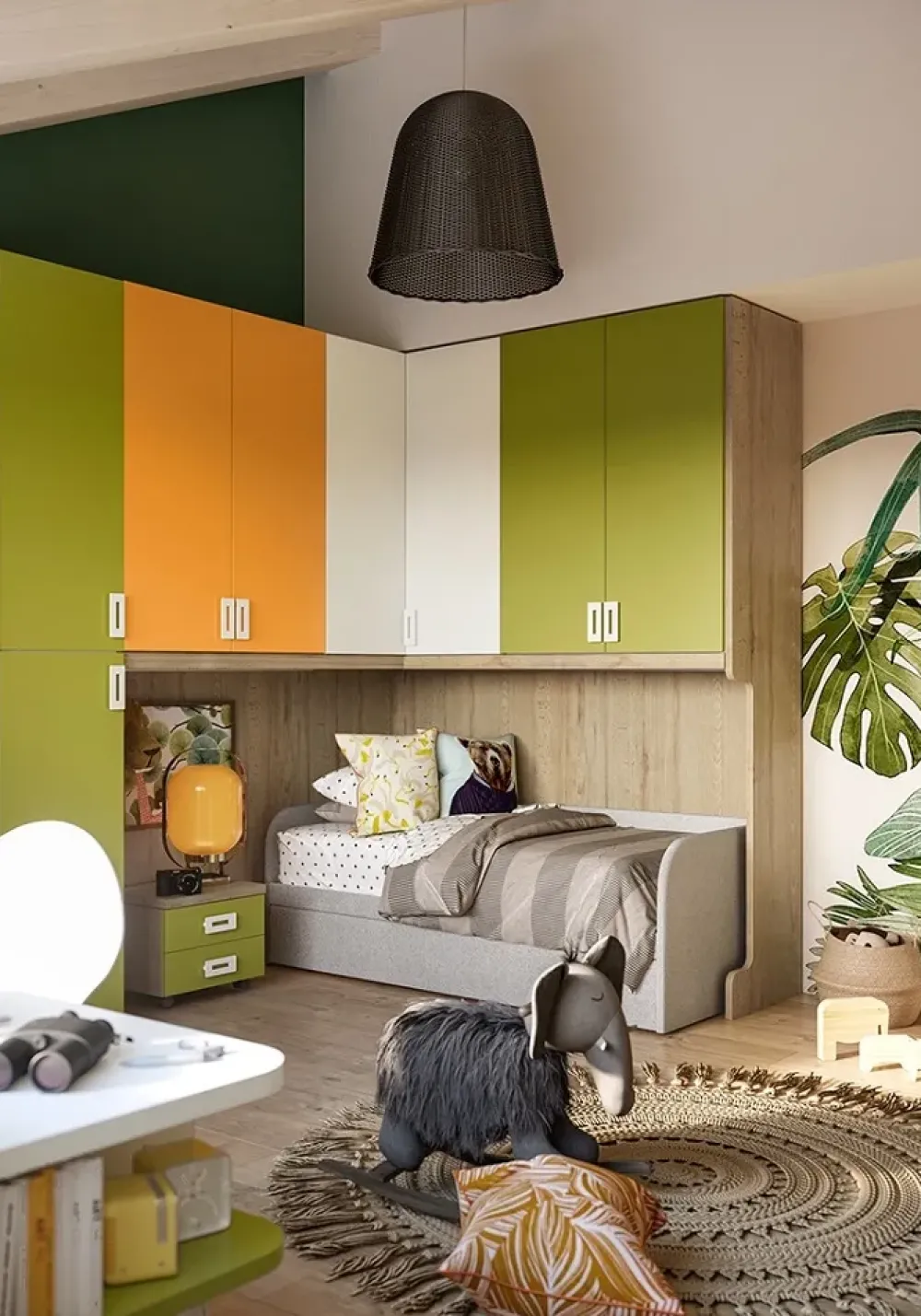 New Cameretta Cameretta a ponte-angolare di scontata del 40% letti a terra in offerta Camerette