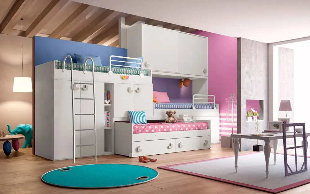 Best Cameretta Cameretta a soppalco 22 con letto a soppalco in offerta Camerette