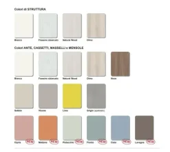 Cameretta Cameretta asoppalco 23 in laminato opaco a prezzo Outlet Camerette