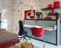 Clever Cameretta Cameretta  1 in laccato opaco in Offerta Outlet- Camerette