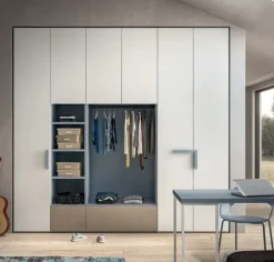 Hot Cameretta Cameretta completa moderna in laminato materico in Offerta Outlet Camerette