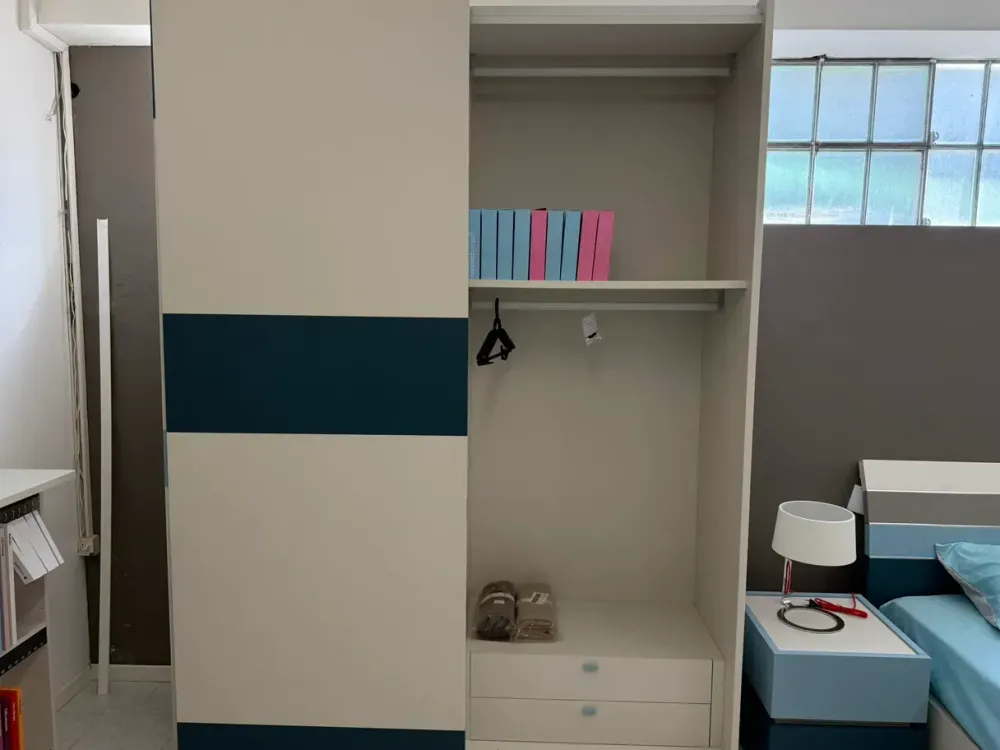 CAMERETTA Cameretta con armadio scorrevole a PREZZI OUTLET^Moretti Compact Camerette Discount