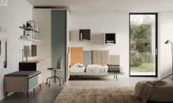 Cameretta Cameretta con armadio vani a giorno SCONTATA^Collezione esclusiva Hot