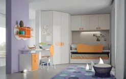 Mistral CAMERETTA Cameretta con cabina-angolare di scontata del 30% a PREZZI OUTLET- Camerette