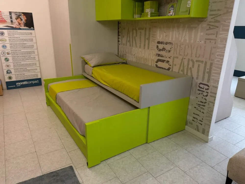 Moretti Compact Camerette Cameretta Cameretta con cabina con letti a scomparsa in Offerta Outlet- Camerette
