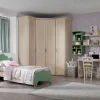 Online Cameretta Cameretta  con cabina-spogliatoio mod.first in promo-sconto del 40% con letto a terra in offerta Camerette