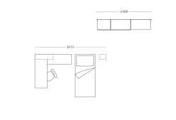 Cameretta Cameretta con cabina armadio  di in OFFERTA OUTLET^Clever