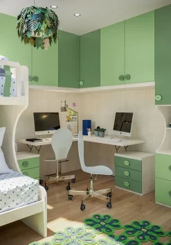 Giessegi Cameretta Cameretta con letto a castello di scontata del 40% SCONTATA- Camerette