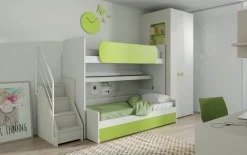 Online Cameretta Cameretta con letto a castello scorrevole di scontata del 30%  con letto a castello scorrevole scontata Camerette