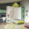 Giessegi Cameretta Cameretta con letto singolo a parete di scontata del 40% con letti a scomparsa in offerta- Camerette