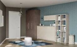 Mistral Cameretta Cameretta con letto-singolo orizzontale di in promo-sconto del 50%  con letti a scomparsa scontata- Camerette