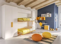 Cameretta Cameretta con letti a castello a parete di scontata del 30%  con letti a scomparsa scontata^Giessegi Sale