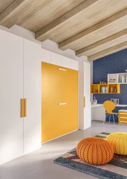 Cameretta Cameretta con letti a castello a parete di scontata del 30%  con letti a scomparsa scontata^Giessegi Sale