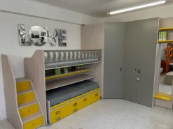 Moretti Compact Camerette Cameretta Cameretta con soppalco con letto a soppalco scontata- Camerette