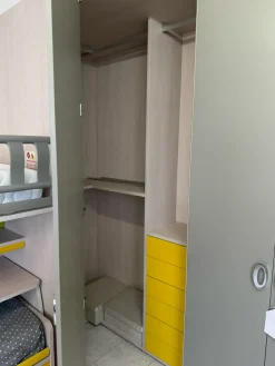 Moretti Compact Camerette Cameretta Cameretta con soppalco con letto a soppalco scontata- Camerette