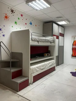 Best Cameretta Cameretta con letto a castello scorrevole in Offerta Outlet Camerette