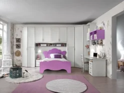 Cameretta Cameretta  mod. bernasette  con cabina-spogliatoio in promo sconto del 40% con un ribasso imbattibile^Gruppo Silwood Sale