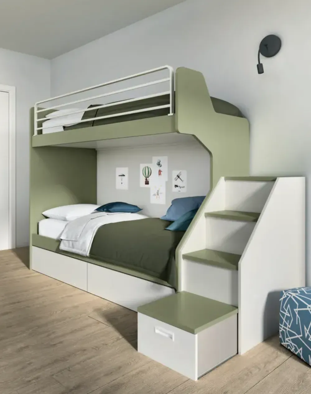 Online Cameretta Cameretta moderna con scrittoio sagomato con un ribasso imbattibile Camerette