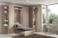 CAMERETTA Cameretta mod.happy con letto a parete a PREZZI OUTLET^M.C.S. Armadi Hot