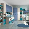 Cameretta Cameretta mod.happy con letti-sovrapposti con letto a terra a prezzo Outlet^Gruppo Silwood Outlet