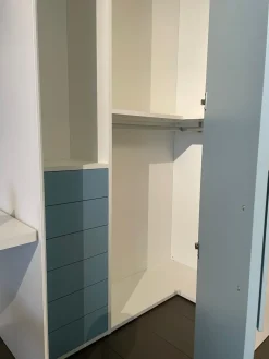 Cameretta Cameretta moretti con cabina ad angolo  senza letto scontata^Moretti Compact Camerette Outlet