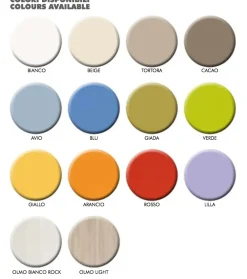 Cameretta Cameretta multidimensione 2 in laccato opaco a prezzo Outlet^Collezione esclusiva Outlet