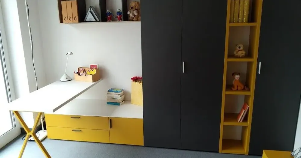 Battistella Cameretta Cameretta nidi di con letto a terra scontata- Camerette