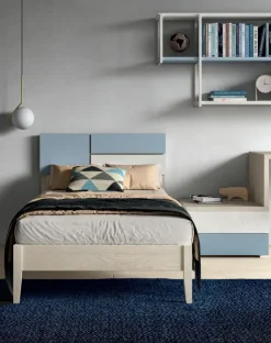 ZG Mobili Cameretta Cameretta per bambini moderna letti a terra scontata- Camerette