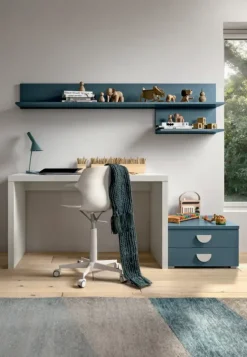 Clearance Cameretta Cameretta per bambini armoniosa   letti a terra in offerta Camerette