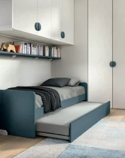 Clearance Cameretta Cameretta per bambini armoniosa   letti a terra in offerta Camerette