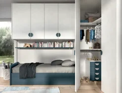 Clearance Cameretta Cameretta per bambini armoniosa   letti a terra in offerta Camerette