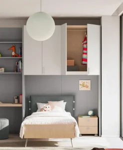 Cameretta Cameretta ponte 39 con letto a ponte a prezzo Outlet^Mistral Clearance