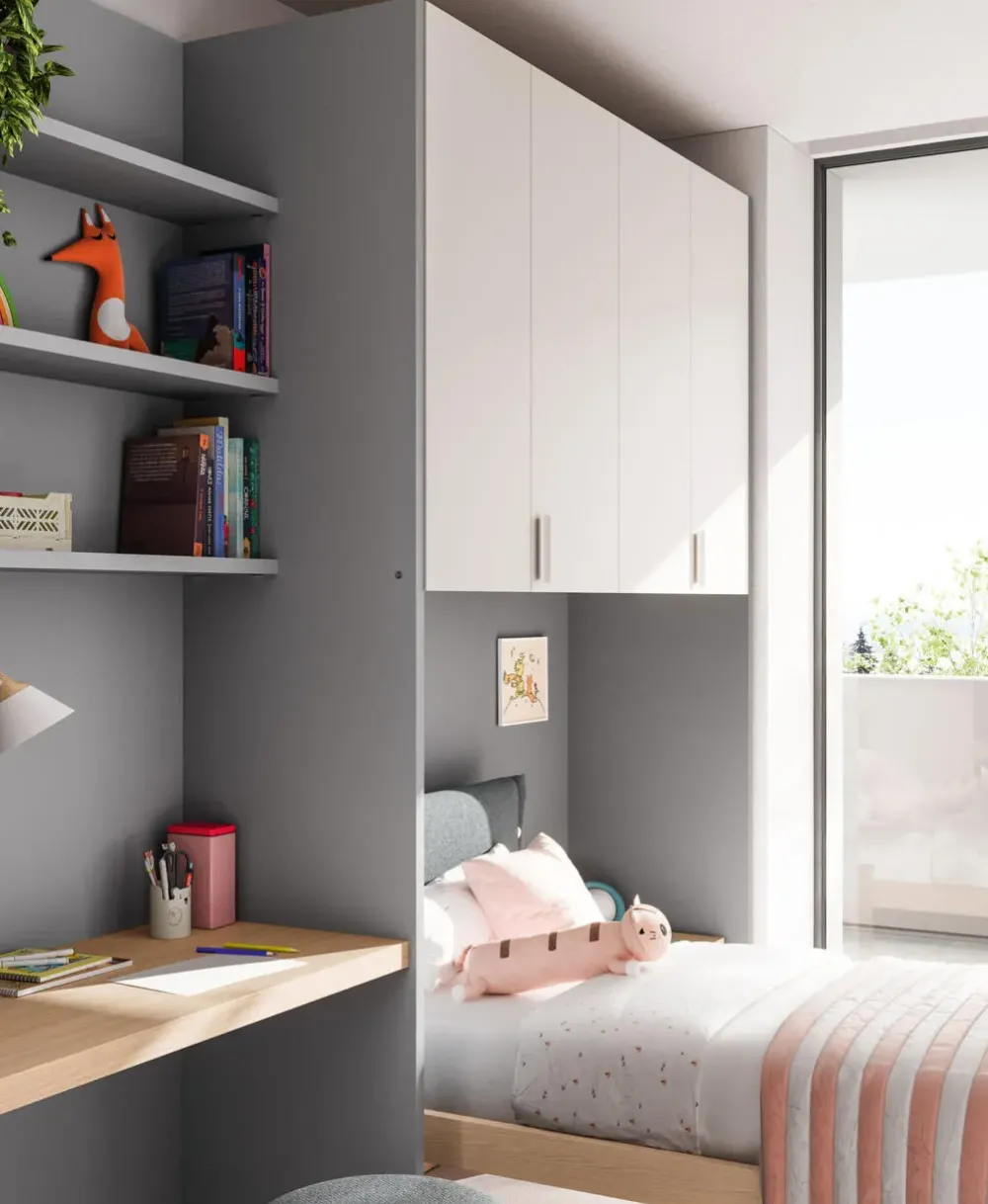 Cameretta Cameretta ponte 39 con letto a ponte a prezzo Outlet^Mistral Clearance