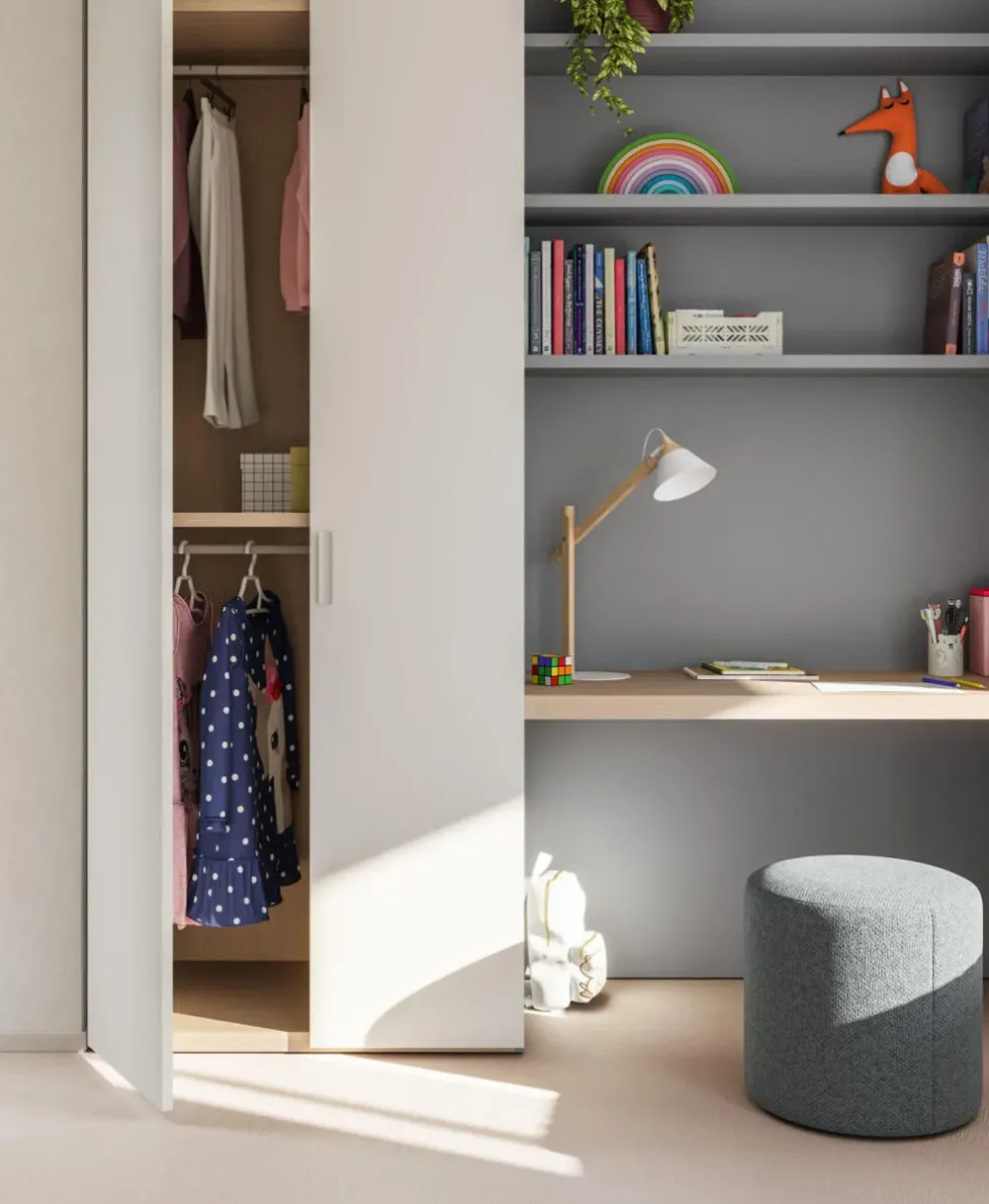 Cameretta Cameretta ponte 39 con letto a ponte a prezzo Outlet^Mistral Clearance