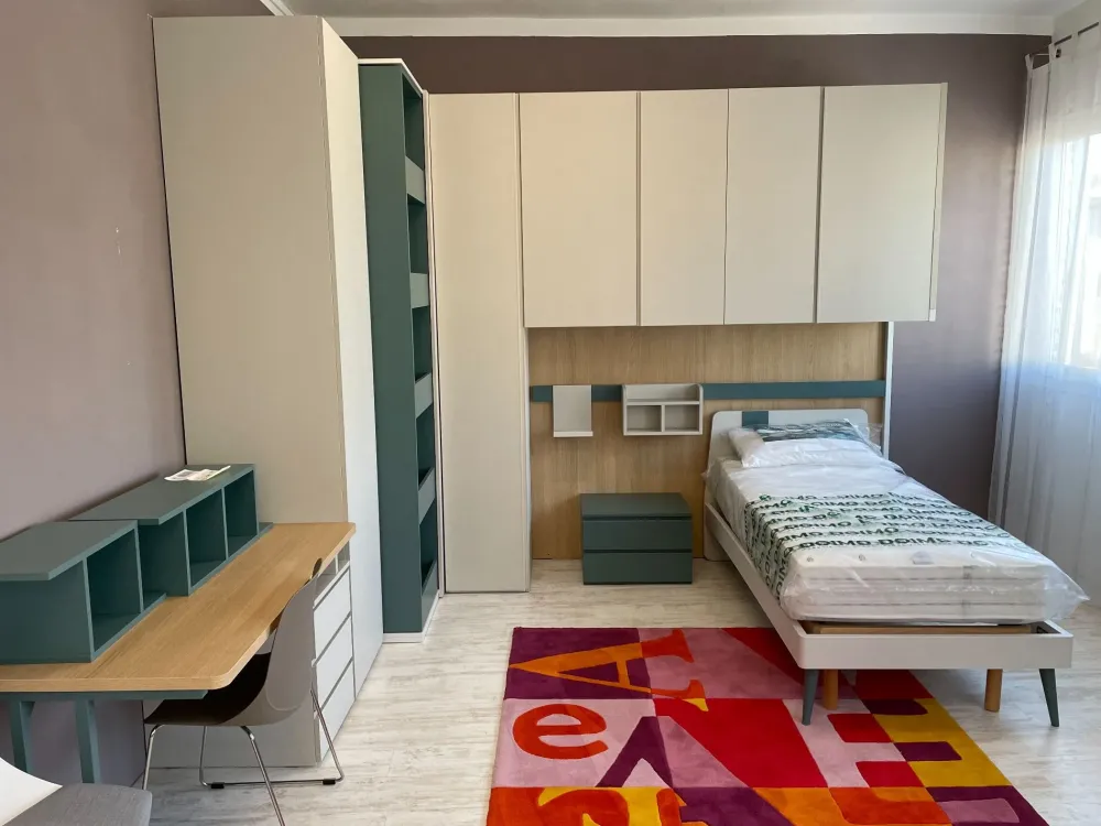 Cameretta Cameretta ponte scontata letti a terra a prezzo Outlet^Mistral