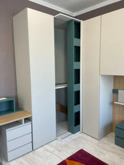 Cameretta Cameretta ponte scontata letti a terra a prezzo Outlet^Mistral