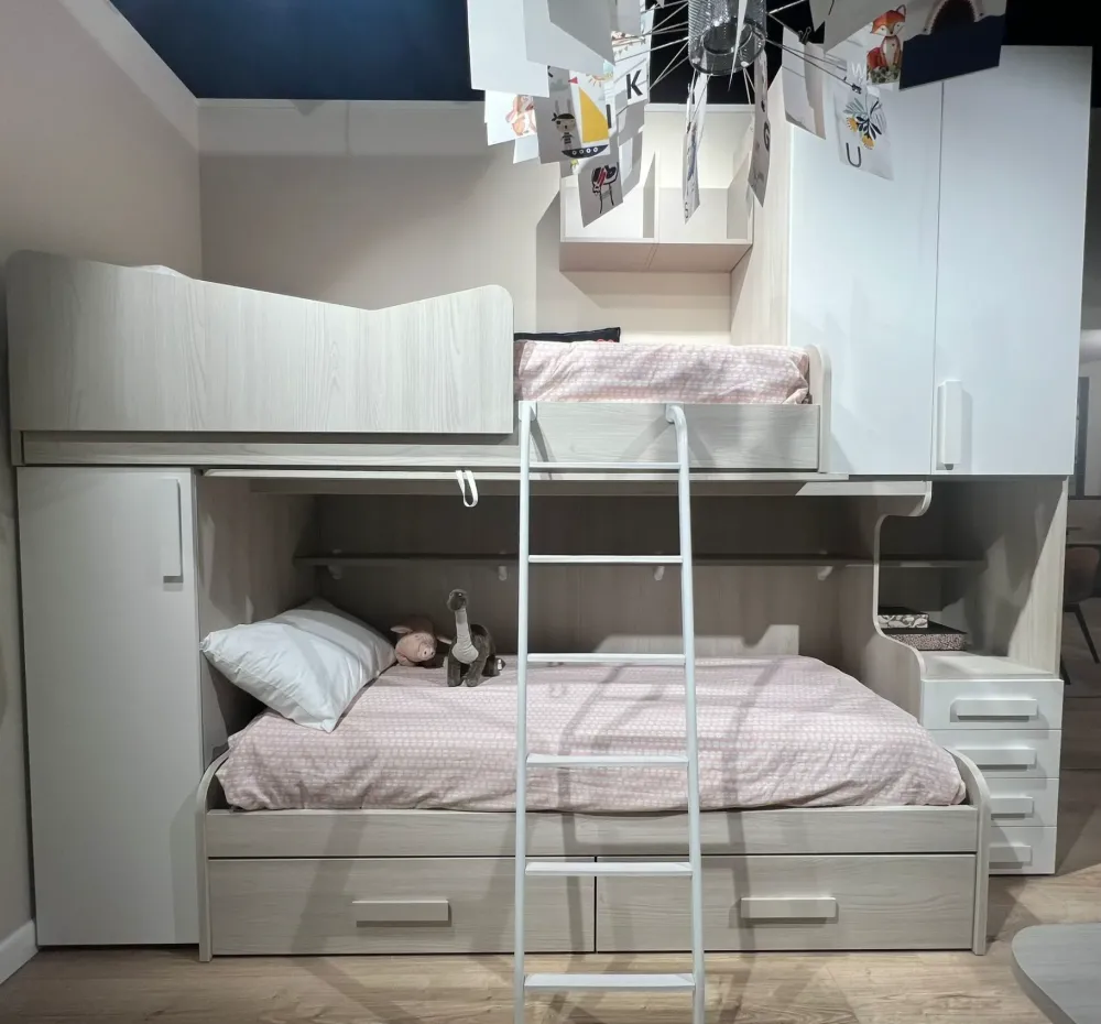 Cameretta Cameretta soppalco con letto a soppalco a prezzo scontato^Imamobili New