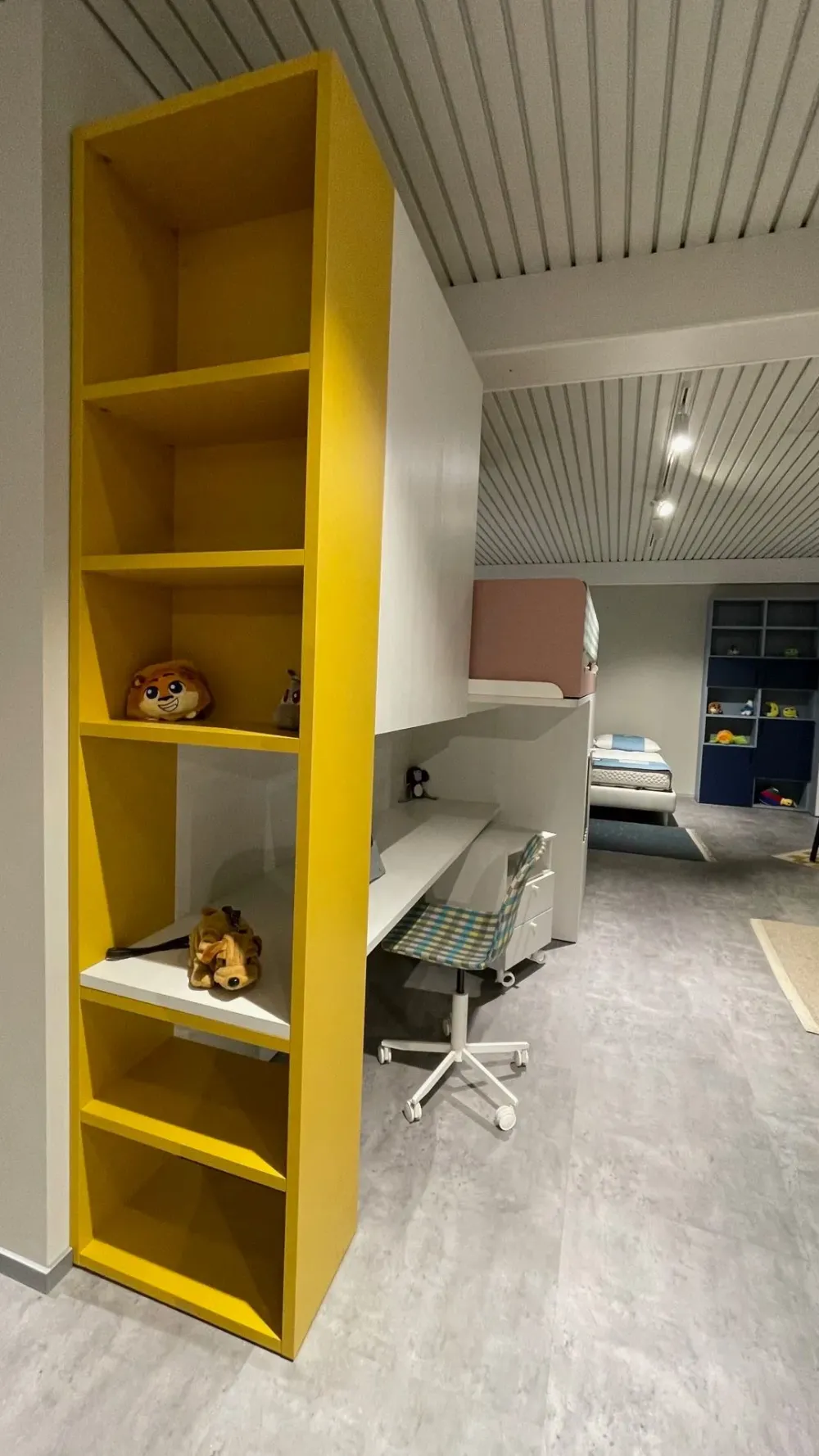 Nidi Cameretta Cameretta soppalco in laminato opaco in Offerta Outlet- Camerette