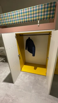 Nidi Cameretta Cameretta soppalco in laminato opaco in Offerta Outlet- Camerette