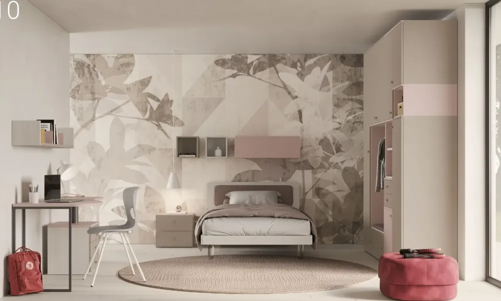 Sale CAMERETTA Cameretta natural wood e cipria SCONTATA a PREZZI OUTLET Camerette