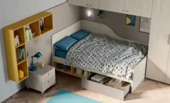 Mistral Cameretta Comp.32 con letto a terra in offerta- Camerette