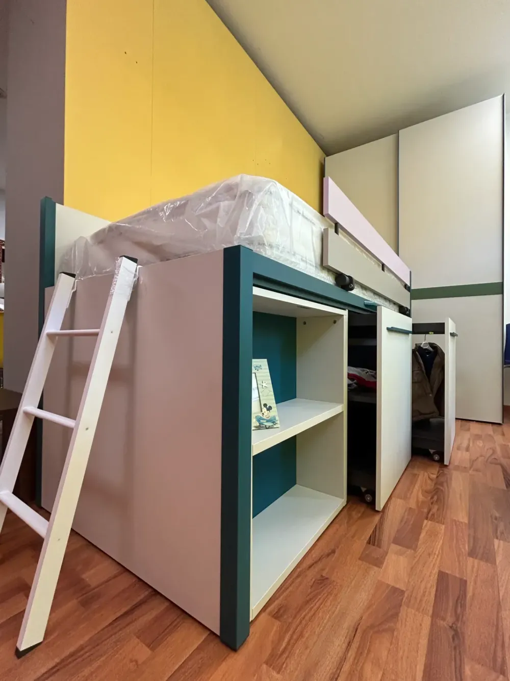 Moretti Compact Camerette Cameretta Compact con letto a soppalco scontata- Camerette