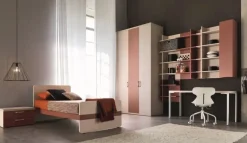 Cameretta Composizione 150 news 1 letti a terra scontata^Doimo CityLine Online