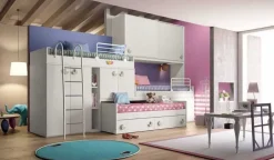 San Martino Mobili Cameretta Composizione 22 San martino in OFFERTA OUTLET- Camerette