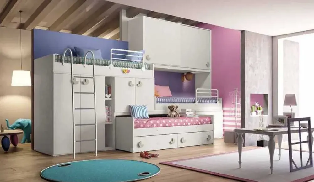 San Martino Mobili Cameretta Composizione 22 San martino in OFFERTA OUTLET- Camerette