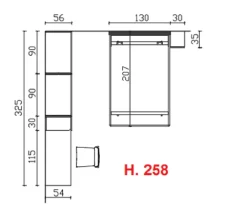 Cameretta Composizione 115 SCONTATA^San Martino Mobili Sale
