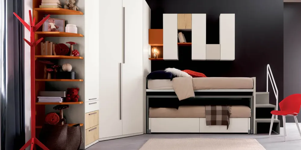 Cameretta Composizione h050 con letto a castello a prezzo scontato^Doimo CityLine Sale